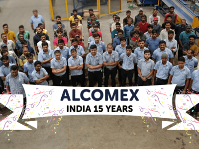 15 years alcomex india header